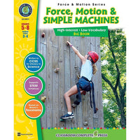 eBook: Force - Motion & Simple Machines Big Book - (PDF version - 1-User Download) - ISBN 978-1-55319-377-7 - Grade 5 - 8-You will receive two emails: one confirming your entire order, and one with a "Download Software" buttonYou can download immediately or return to your email to download later