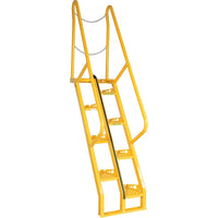 Vestil Alternating-Tread Stairs, No. of Steps: 8 (ATS-5-56)-Material: Steel