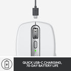 Logitech MX Anywhere 3 Wireless Mouse for Mac - Light Grey-Multi-device and multi OS, connect up to 3 devices