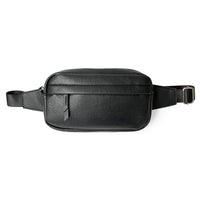 Nicci Waist Bag with Web Strap - Black-Belt Bag