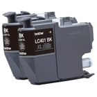Brother Genuine LC401XL2PKS High-Yield Black Ink Cartridge - 2 Pack-Brother Genuine LC401XLBK is for use with the following Brother all-in-one colour inkjet printers: MFC-J1010DW, MFC-J1012DW and MFC-J1170DW