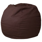 Flash Furniture Small Solid Brown Kids Bean Bag Chair-Child Sized Bean Bag