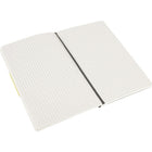 Moleskine Classic Black Soft Cover Extra Large Squared Notebook, 7-1/2" x 10"-Flexible cover