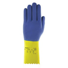 Ansell Neoprene Over Natural Rubber Latex Chemi-Pro Gloves - Heavy-Duty - Size 10-General purpose, Rubber, Neoprene