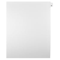 Mark Maker Legal Tabs - Letter Size - White - 1/25th cut - 25 tabs per package - 5 packages Pack - Number 76-White Single Tabs