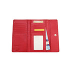 Ashlin REDGROVE RFID Blocking Ladies Slim Clutch Wallet, Red-Why you need to use an ASHLIN RFID Blocking case. Protect your information when the card or passport is in the case until you open the wallet up to use the card.