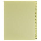 Mark Maker Legal Exhibit Index Tab Set of Buff Single Tabs, 1/25th Cut, Letter Size, No Holes, Number 76 - 100-Buff Single Tabs, 1/25th Cut