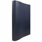 JAM Paper Italian Leather 3 Ring Binder, 3/4", Navy Blue (369231774)-Red Italian leather 3 ring binder - 3/4" wide