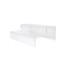 Futech JDAR2R Acrylic 2 Step Riser, 4" x 8" x 10", Clear, 2 Pack-2 step acrylic riser