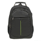 Club Rochelier Multi-Pocket Backpack with USB Port & Charger, Black-Single top Handle with a simple, reinforced grip for easy carrying