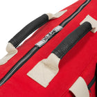 Lencca Phlox 15" Laptop Hybrid Bag - Limit Edition - Red-Messenger: Clip on its padded shoulder strap to free up your hands, and distribute the load. Adjust accordingly.
