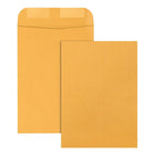 Staples Gummed Kraft Catalogue Envelopes - 7-1/2" x 10-1/2" - 100 Pack-Overlapping centre and bottom seams provide a sturdy finish that resists bursting or tearing