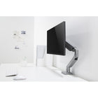 Uplite up to 32" Single Monitor Mount with Mechanical Spring Fully Adjustable Articulating Stand, Sliver (UPMM32M)-Heavy-duty and sleek design with use of premium grade Aluminum and Steel materials. The arm has 17.6 Lbs weight capacity