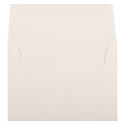 JAM Paper A6 Invitation Envelopes, 4.75 x 6.5, Strathmore Natural White Linen, 100 Pack (74083g)-Size: A6 (4 3/4" x 6-1/2")