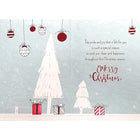 Rosedale Gold Greeting Cards/Envelopes - Merry Christmas Granddaughter - 5-1/2" x 8" - 6 Pack-Contains glitter or foil embellishments