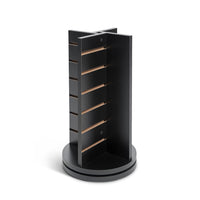 Can-Bramar Econoline Countertop 4-Way Spinner Display - 12" D x 12" W x 21" H - Black-Accepts all standard slatwall hardware and accessories