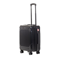 Air Canada Milan 20" Hardside Carry On Spinner Luggage - Black-8-wheel spinner for effortless and smooth navigation