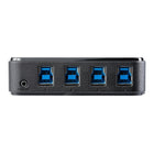 StarTech 4 x 4 USB 3.0 Peripheral Sharing Switch-USB 3.0 throughput support with data transfer rates of up to 5Gbps (backwards compatible)