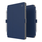 Speck Balance Folio Case with Microban for iPad (2019/2020) - Arcadia Navy/Moody Grey-Magnetic camera shield
