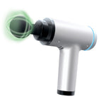 Lomi Cordless Percussion Gun Massager - 4 Interchangeable Heads - Silver | staples.ca Lomi Cordless Percussion Gun Massager - 4 Interchangeable Heads - Silver | staples.ca