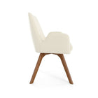 MidMod by Union & Scale Fabric Guest Chair - Cream-Brings a modern, classic feel to any space