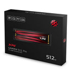 Adata GAMMIX S11 Pro 512GB Solid State Drive, M.2 PCI-E-Read 3500MB/s , Write 3000MB/s - Maximum 4K random read/write IOPS : up to 390K/380K