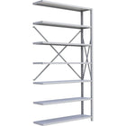 Metalware RK300 Boltless Shelving Unit, 7-Shelves, 48" x 24" x 88", Light Grey-Adjustable shelving system that provides high strength, yet economical storage capacity for your needs