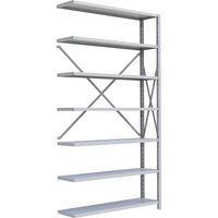 Metalware RK300 Boltless Shelving Unit, 7-Shelves, 48" x 24" x 88", Light Grey-Adjustable shelving system that provides high strength, yet economical storage capacity for your needs