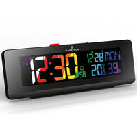 Marathon Spectrum Clock, Black-COLOuR CHANGING DISPLAY: Customizable display has 256 colours to choose from with an auto-scroll feature
