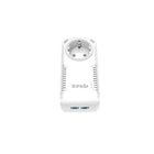 Tenda P1002P AV1000 2-Port Gigabit Powerline Adapter Kit, 2 Pack (NET-TD-P1002P)-1000 Mbps adapter speed