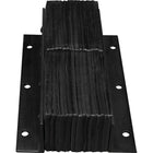 Dock Bumper Solutions, Laminated Dock Bumpers, Vertical, Rubber, 11" W x 6" D x 20" H-Depth: 6"