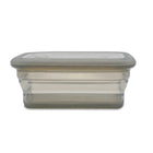 Minimal Silicone Food Storage Container - Grey - 1160ml - Set of 2-FDA (US) and LFGB (EU) certified