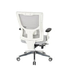 Pro-Line II White Mesh High Back Manager's Chair and Padded Seat, Heigh Adjustable Back-One Touch Pneumatic Seat Height Adjustment