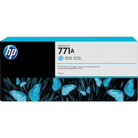 HP DesignJet 771A Light Cyan Ink Cartridge (B6Y20A)-Light Cyan