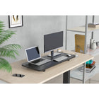 ShoppingAll Height Adjustable Sit-Stand Compact Portable Tabletop - Black-8