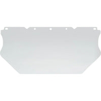 MSA V-Gard Visor Pc For General Purpose, Polycarbonate, Clear Tint, Meets Csa Z94.3/Ansi Z87+ - 12 Pack-Height: 8"