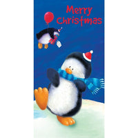 Money Holder, Penguin, 18 Pack-Printed on premium coated card stock