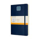Moleskine Classic Large Expanded Notebook - Soft Cover - Ruled - 5" x 8.25" - Sapphire Blue - (606259)-400 page ruled format