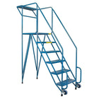 Kleton Mechanics/Maintenance Rolling Ladder, 6 Steps-Frame Material: Steel