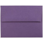 JAM Paper A2 Invitation Envelopes, 4.38 x 5.75, Dark Purple, 250 Pack (563912506H)-Purple dark base envelope