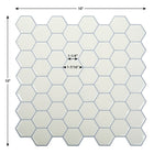 CTG Brands Hexagon Wall Tile, 10" x 10", White, 6 Pack-Versatile: use the peel and stick backsplash wallpaper for kitchen sink walls, bathroom backsplash, bedroom walls, laundry room, staircase, or on any other flat surfaces that are non-porous surfaces