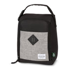 TRAILBLAZER Recycled Lunch Bag - Black/Grey-Black/Grey; Made of Polyester