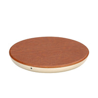 General Supply Goods + Co Qi Distressed PU Wireless Charger 10W - Distressed Brown PU-Anti Slip Mat