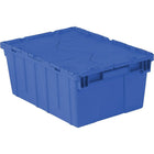 Orbis FlipakTM Polyethylene Plastic (PE) Distribution Containers, 21.8" x 15.2", 5.1Lb, Blue, 2 Pack-High density polyethylene (HDPE) construction offers maximum product protection from moisture, impact and chemicals