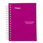 Five Star Notebook - 5-1/2" x 4-1/8" - Assorted - 400 Pages-Snag-free spiral lock wire