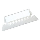 Pendaflex Flexible Plastic Folder Tabs - 2" - 1/5 Cut - Clear - 25 Pack-Customize your Pendaflex hanging folders with these plastic tabs