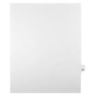 Mark Maker Legal Exhibit Index Tab White Single Tabs, 1/25th Cut, Letter Size, No Holes, Number 69, 25 Pack-White Single Tabs, 1/25th Cut