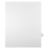 Mark Maker Legal Exhibit Index Tab White Single Tabs, 1/25th Cut, Letter Size, No Holes, Number 69, 25 Pack-White Single Tabs, 1/25th Cut