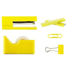 JAM Paper Office Starter Desk Kit, Yellow (338756ye)-Yellow