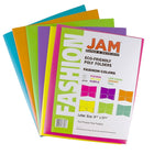 JAM Paper Plastic 2 Pocket School POP Folders, Assorted Fashion Colours, 6 Pack-5